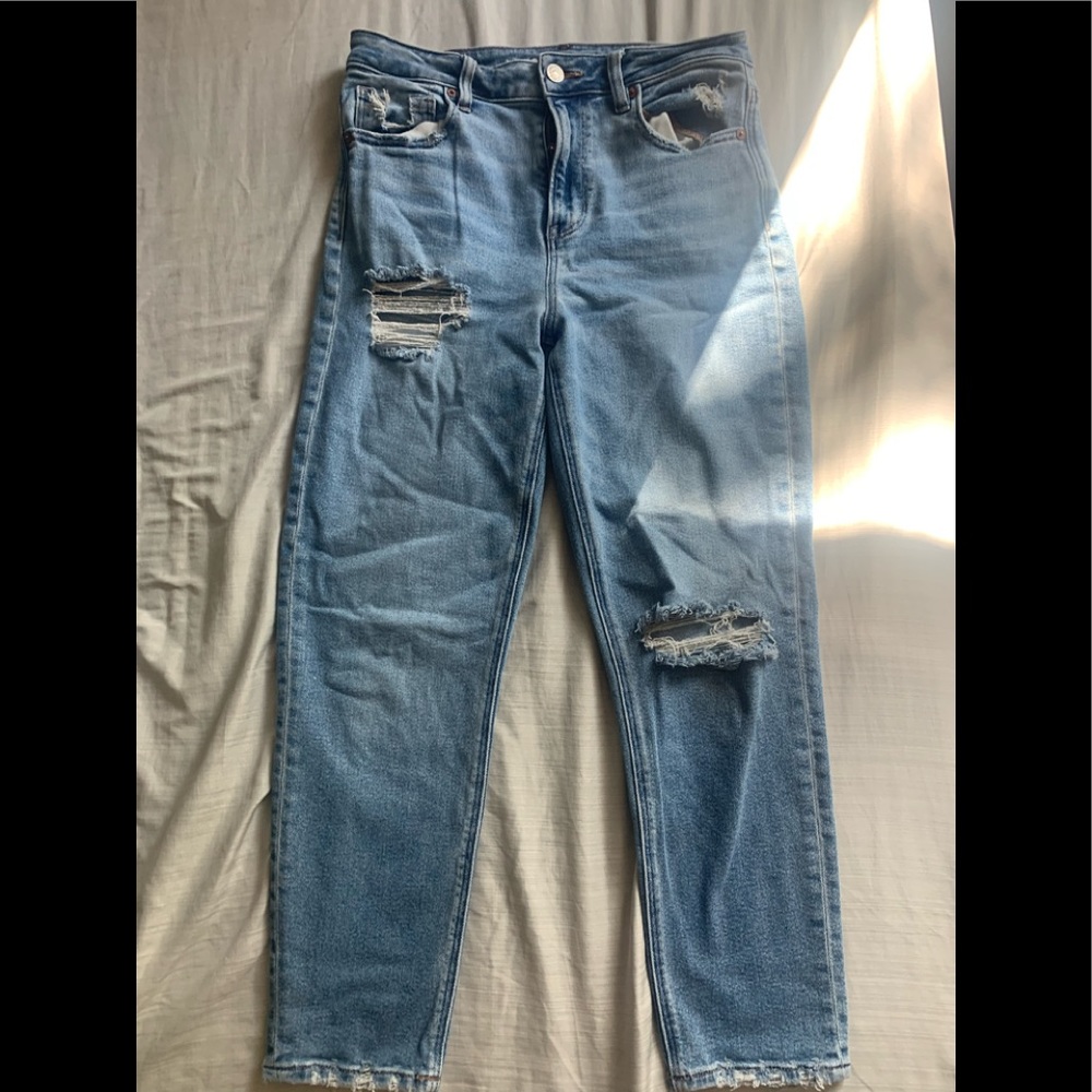 AE mom jeans